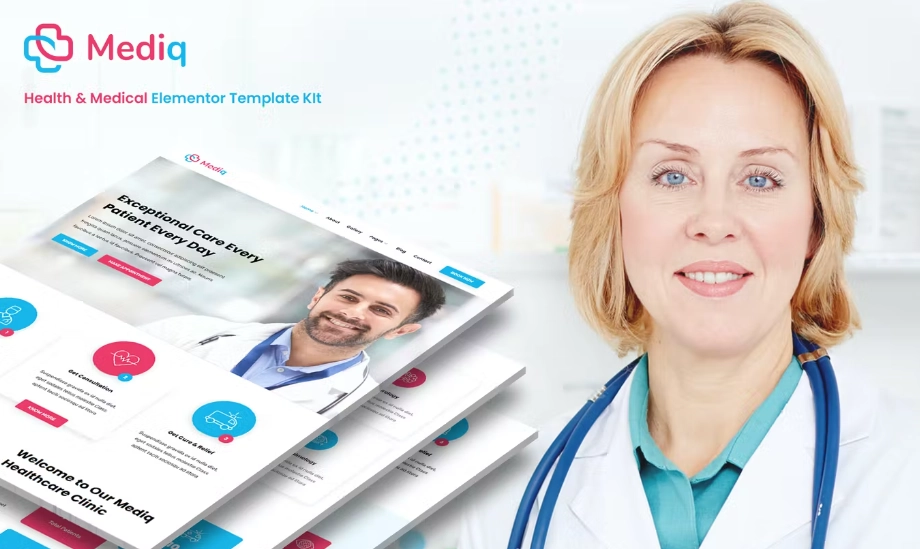 Mediq – Health & Medical Elementor Template