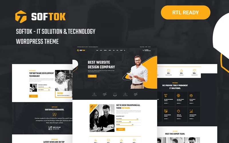 Softok – Technology and IT Solution WordPress Theme