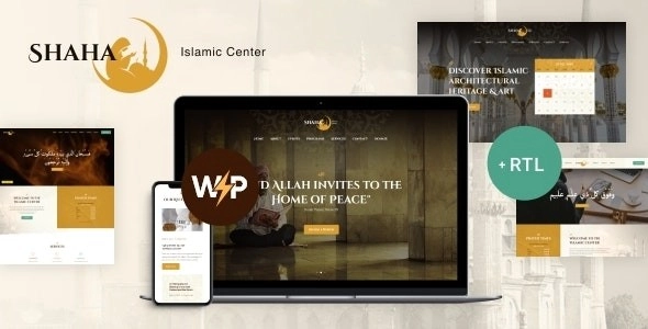 Shaha | Islamic Centre & Mosque WordPress Theme + RTL + Elementor