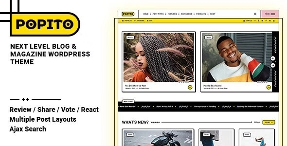 Popito – Blog & Magazine WordPress Theme