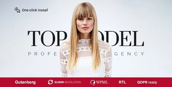 Top Model – Agency and Fashion WordPress Theme