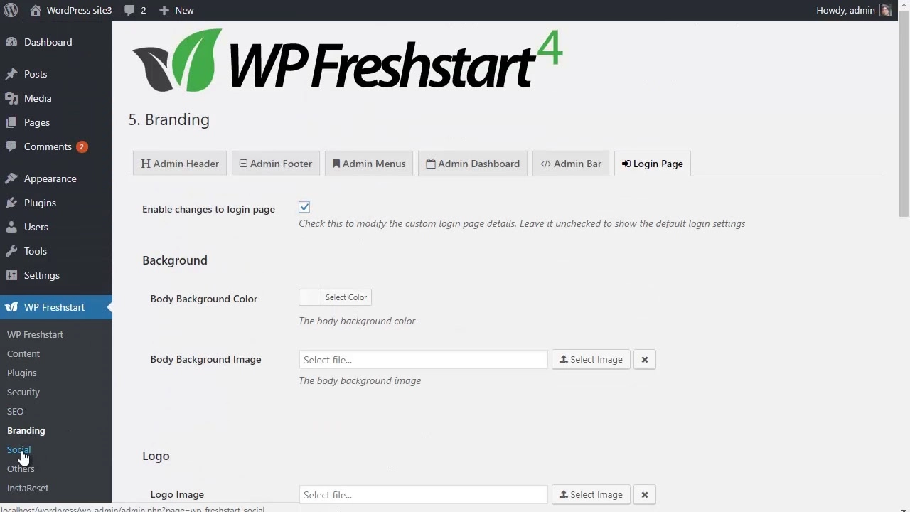 WP Freshstart 5 Pro