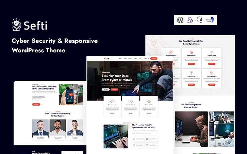 Sefti – Cyber Security WordPress Theme