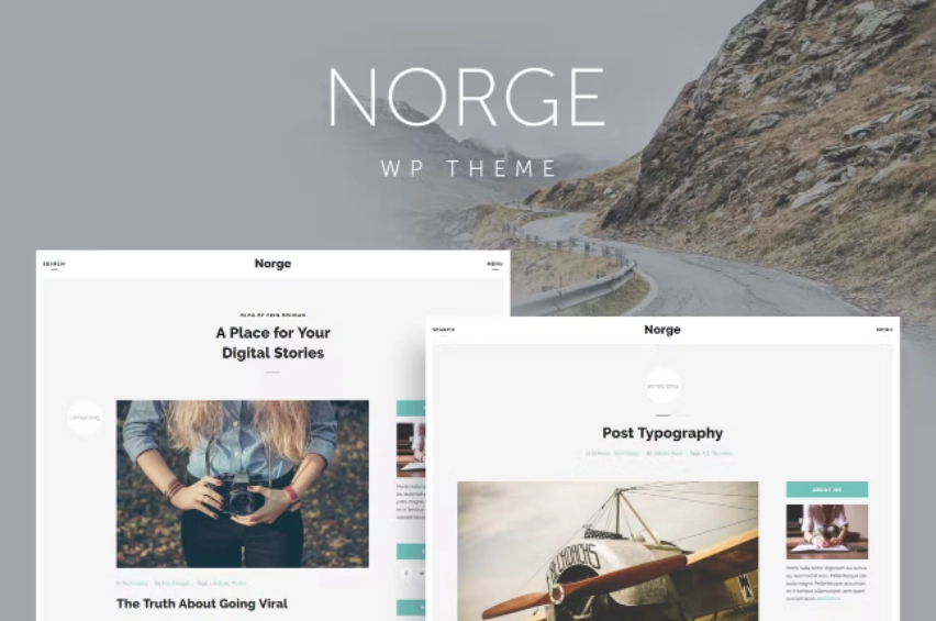 Norge – Responsive Blog WordPress Theme