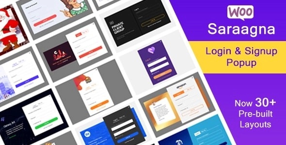Saragna | WooCommerce Login - Registration Popup Plugin