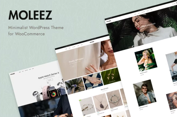 Moleez – Minimalist WordPress Theme for WooCommerce