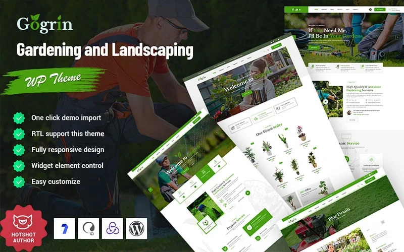 Gogrin – Gardening Plan WordPress Theme