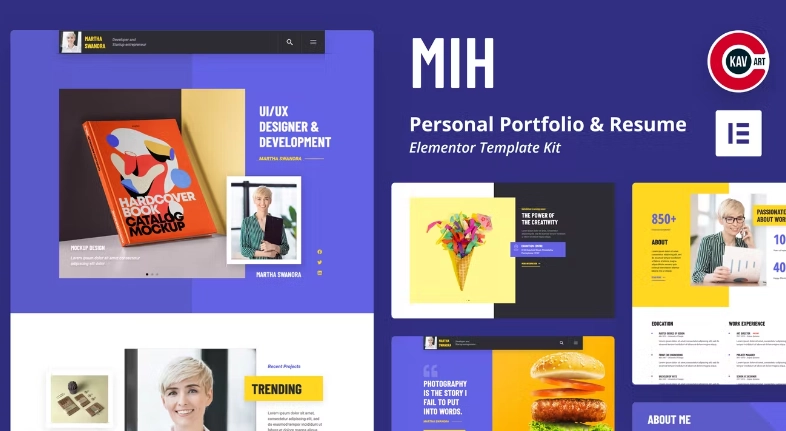MIH – Personal Portfolio & Resume Template