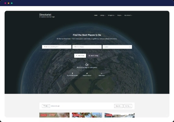 Directorist Directoria – Simple Directory Theme for WordPress