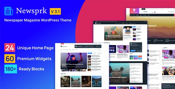 Newsprk – Newspaper WordPress Theme