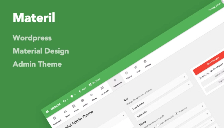 Admin Theme - Material