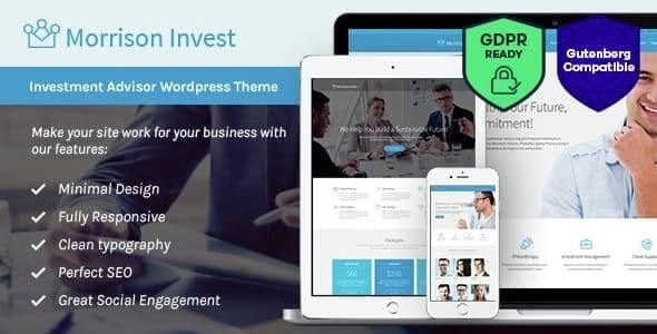 Investments, Business & Financial Advisor WordPress Theme