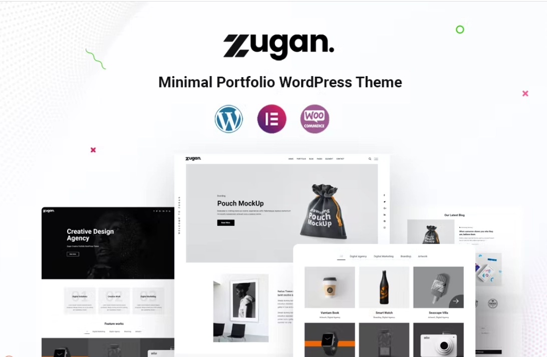 Zugan – Minimal Portfolio WordPress Theme