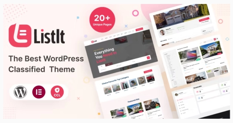 ListIt – Clasified WordPress Theme