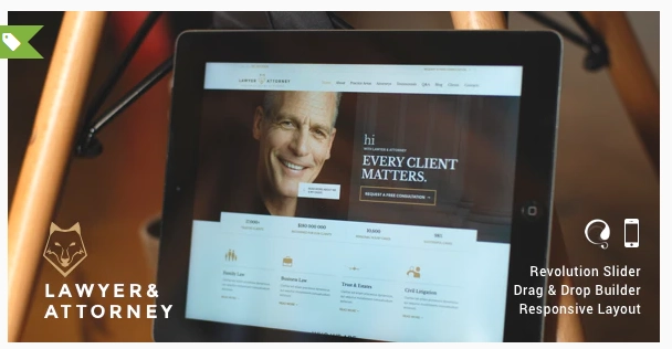 Lawyer – WordPress Theme