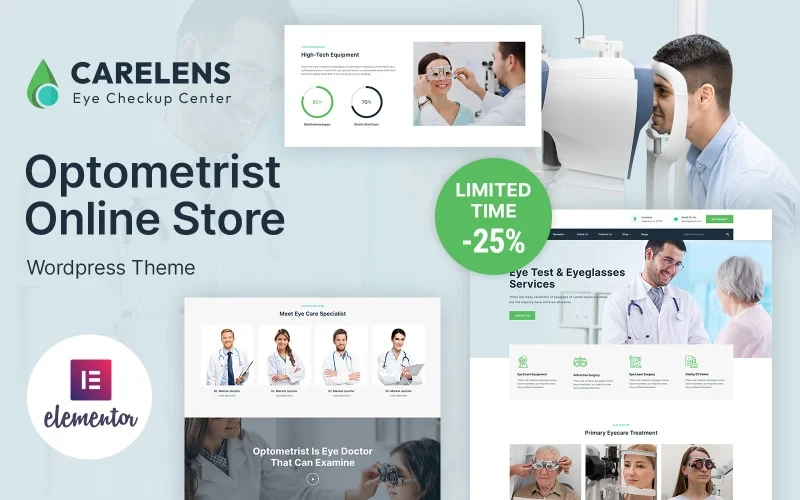 Carelens – Optometrist & Eye Care WordPress Theme