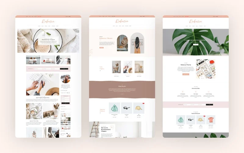 Rebecca – Blog and Shop WordPress Theme
