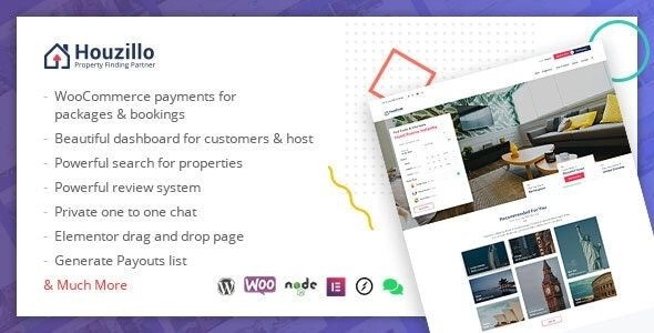 Houzillo – Bookings and Rental WordPress Theme