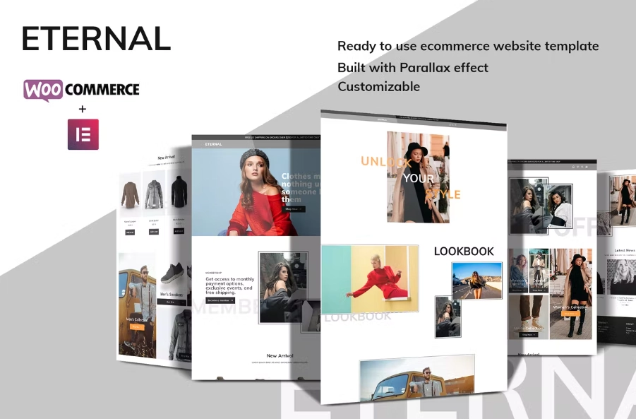 Eternal – Ecommerce Elementor Template