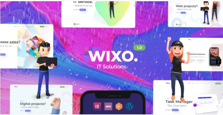 Wixo – Technology & IT Solutions WordPress Theme