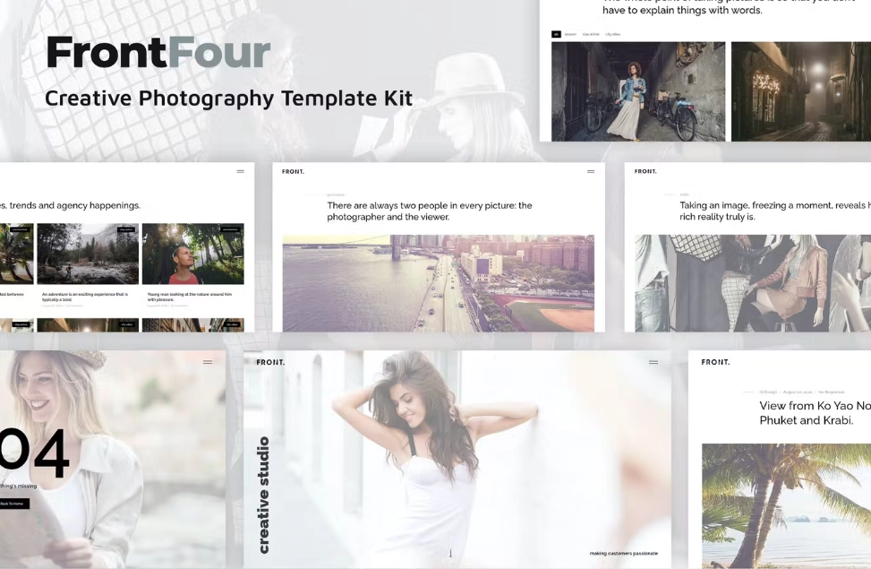 FrontFour – Creative Photography Template