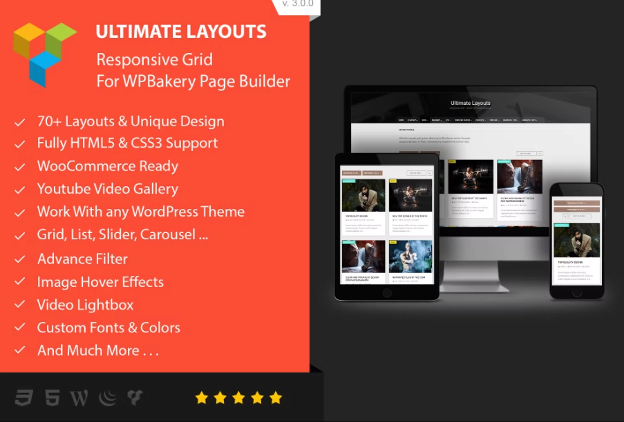 Ultimate Layouts - Responsive Grid – Addon For WPBakery Page Builder