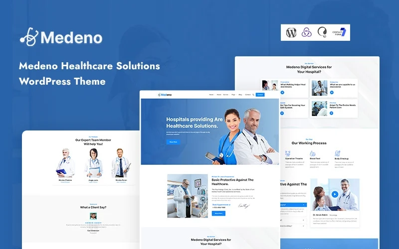 Medeno – Healthcare Solutions WordPress Theme