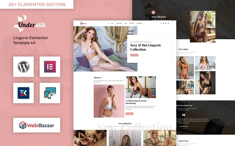 UnderSlik – Lingerie WordPress Theme