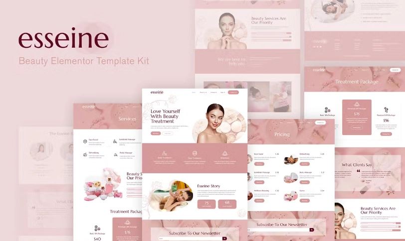 Essein – Beauty Spa Elementor Template