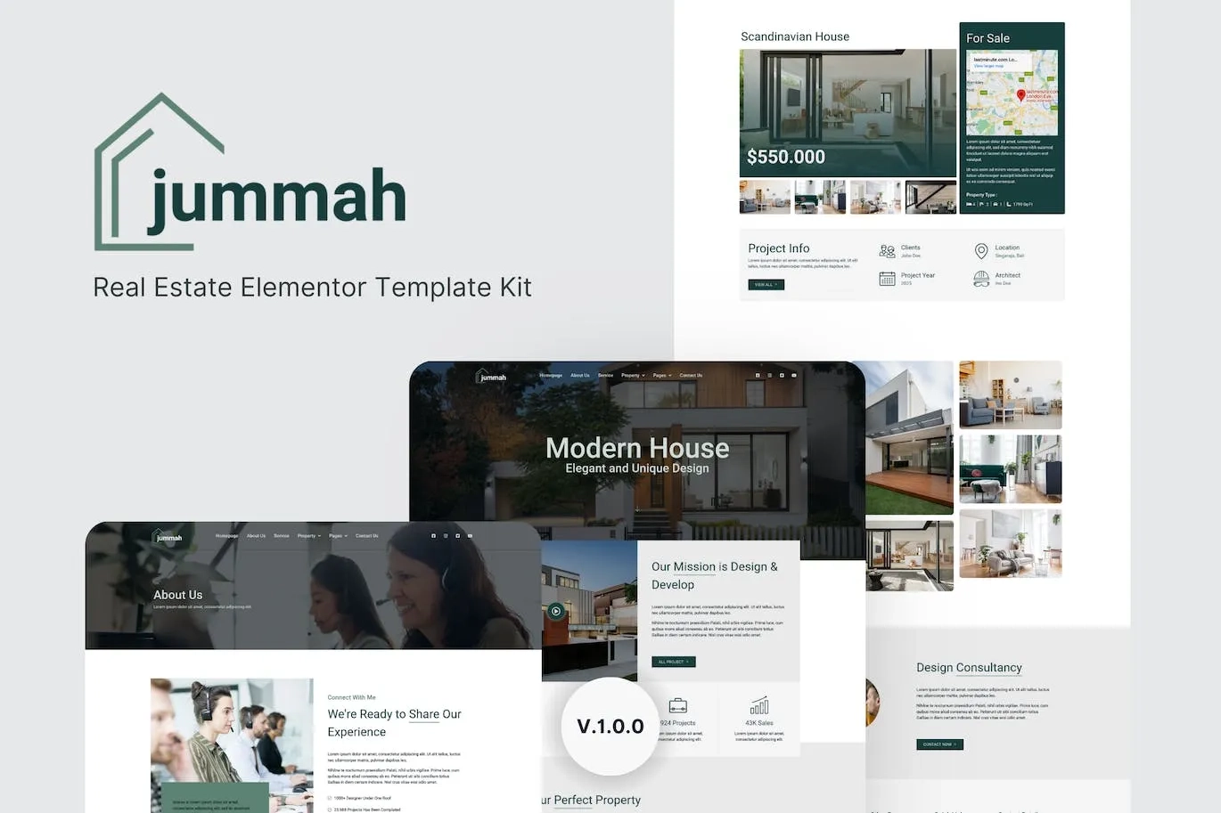 Jummah – Real Estate Elementor Template