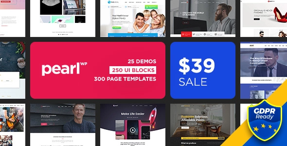 Pearl – Multipurpose & Corporate Business WordPress Theme