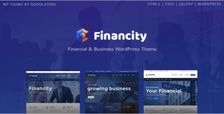 Financity – Business / Financial / Finance WordPress