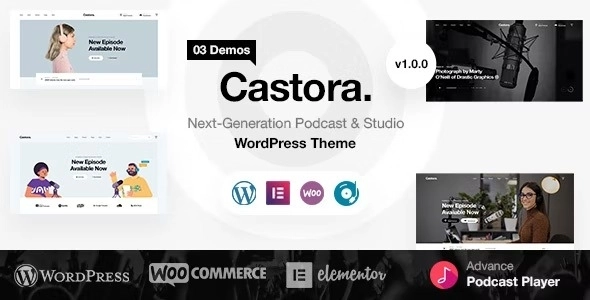 Castora – Podcast WordPress Theme