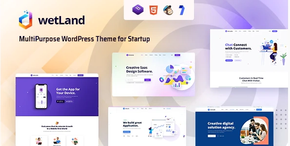Wetland – MultiPurpose WordPress Theme for Startup