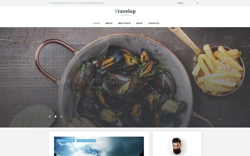 Travelop – Traveling Blog WordPress Theme