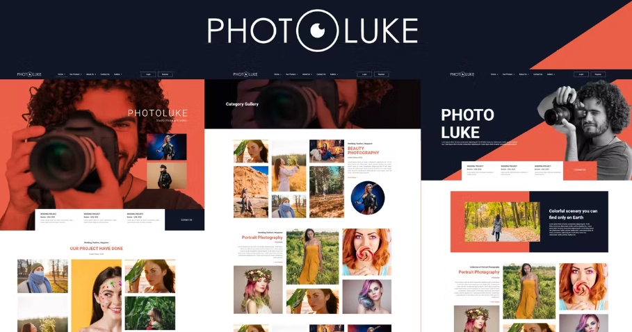 Photoluke – Photography Elementor Template