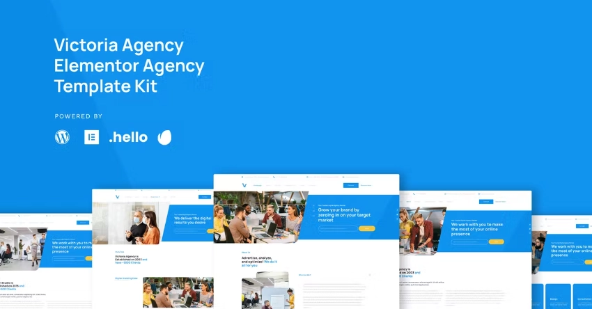 Victoria – Agency & Business Elementor Template