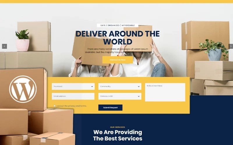 Nescobee – Movers WordPress Theme