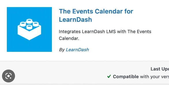 LearnDash LMS - The Events Calendar Integration