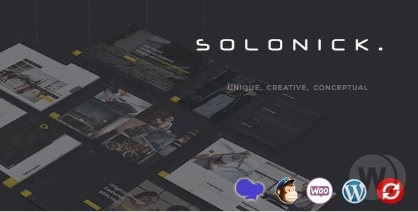 Solonick – Personal Portfolio WordPress Theme