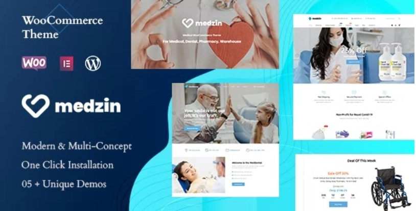 Medzin – Multipurpose Medical WooCommerce WordPress Theme