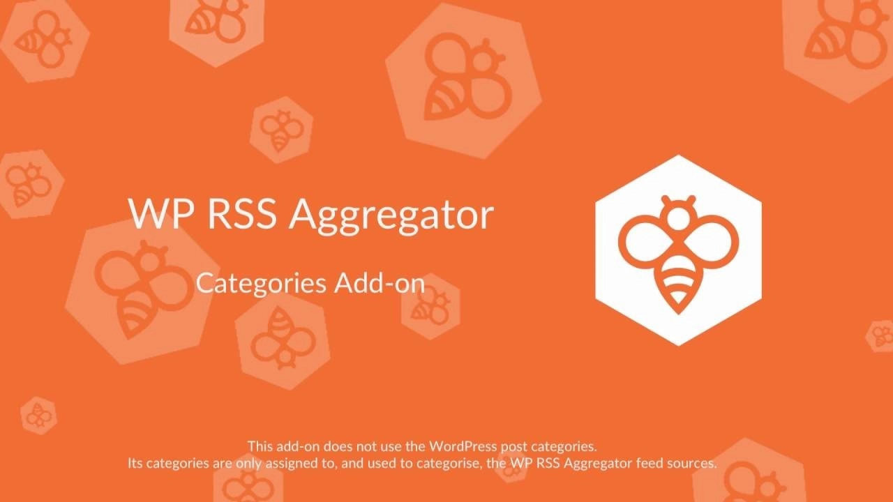 WP RSS Aggregator - Categories
