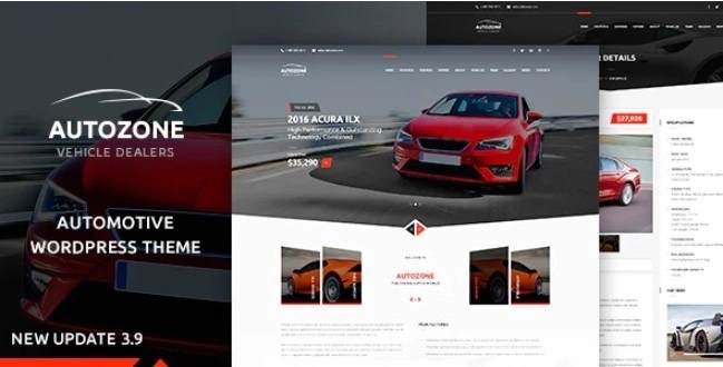 Autozone – Auto Dealer & Car Rental Theme